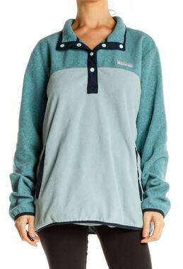 Columbia Quarter Button Up Fleece Pullover Size Small
